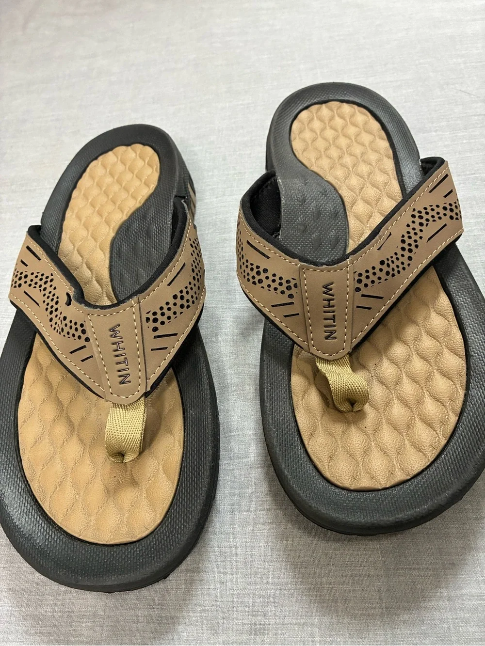 WHITIN Men's Outdoor Flip Flop Thong Sandals